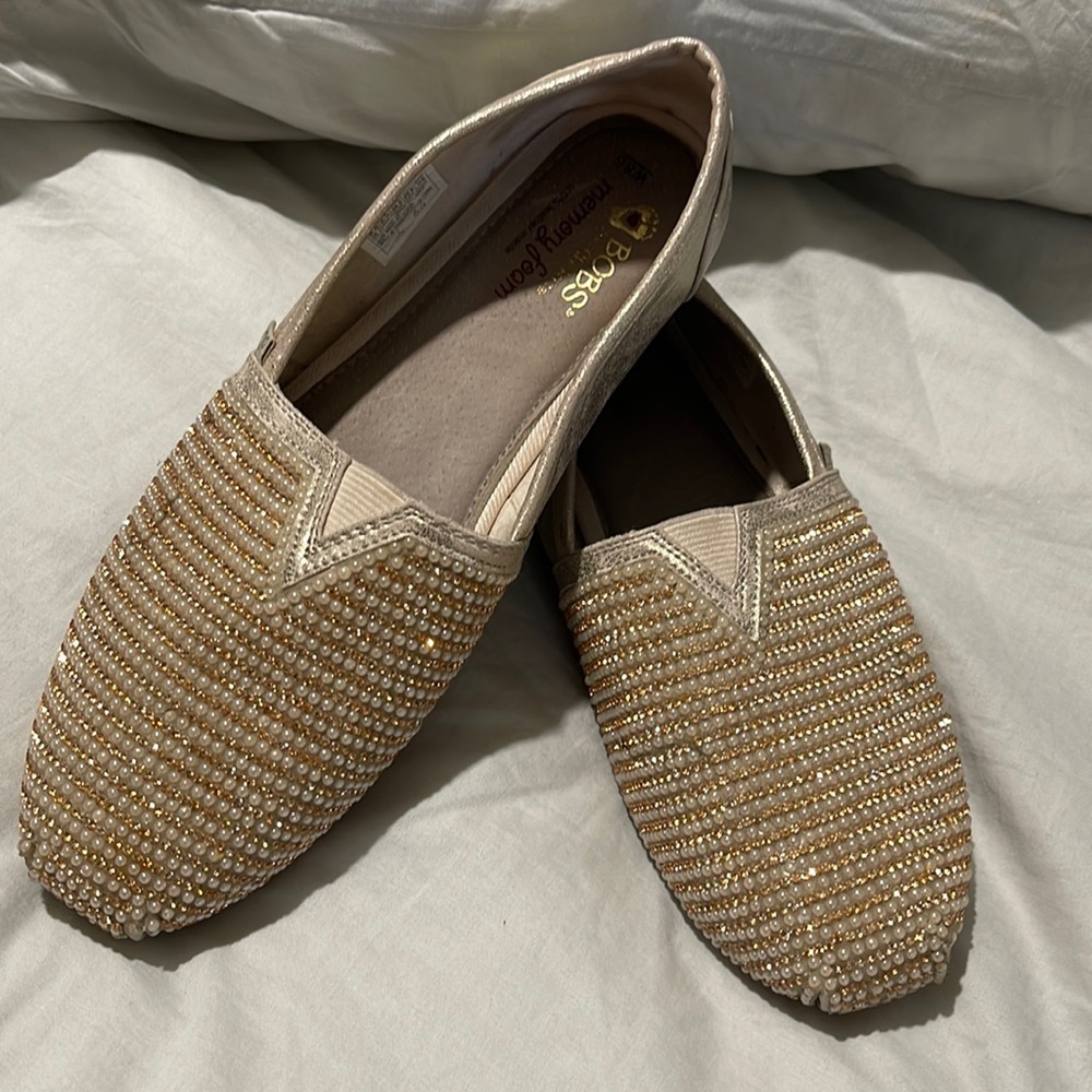 Bobs from sketchers gold rhinestones